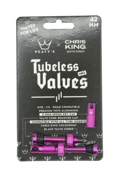 PEATY'S X CHRIS KING (MK2) tubeless szelep - PUNCH