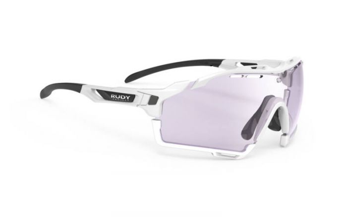 RUDY PROJECT CUTLINE WHITE-WHITE BUMPERS/IMPACTX2 PHOTOCHROMIC LASER PURPLE szemveg