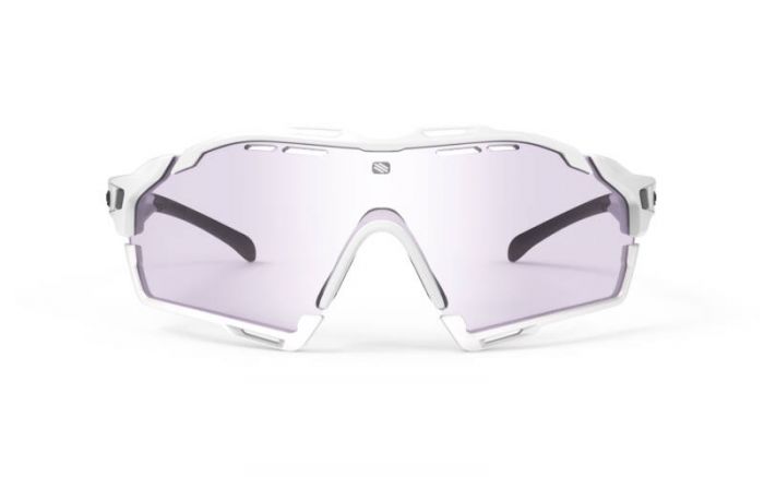 RUDY PROJECT CUTLINE WHITE-WHITE BUMPERS/IMPACTX2 PHOTOCHROMIC LASER PURPLE szemveg