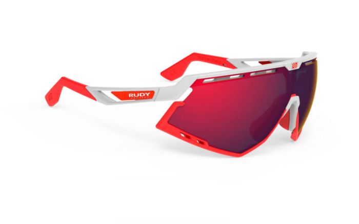 RUDY PROJECT DEFENDER WHITE-RED BUMPERS/MULTILASER RED szemveg