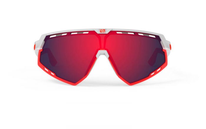 RUDY PROJECT DEFENDER WHITE-RED BUMPERS/MULTILASER RED szemveg