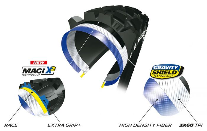 MICHELIN WILD ENDURO FRONT MAGI-X2 COMPETITION LINE