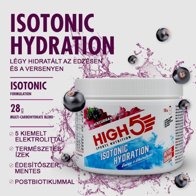 High5 Isotonic Hydration – Feketeribizli 300g (10adag)