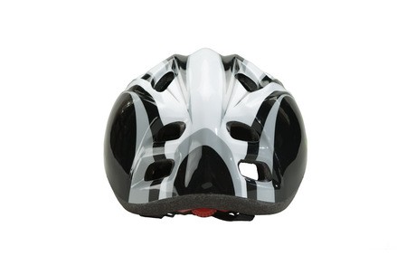 BIKEFUN JUNIOR fekete/fehr gyermek sisak - S
