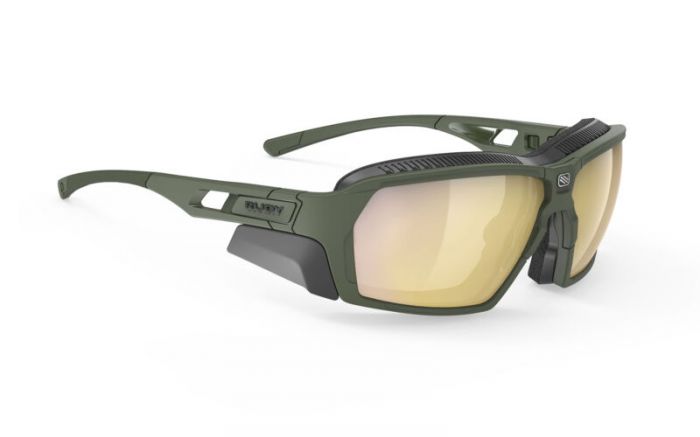 RUDY PROJECT AGENT Q OLIVE/BLACK MULTILASER GOLD szemveg