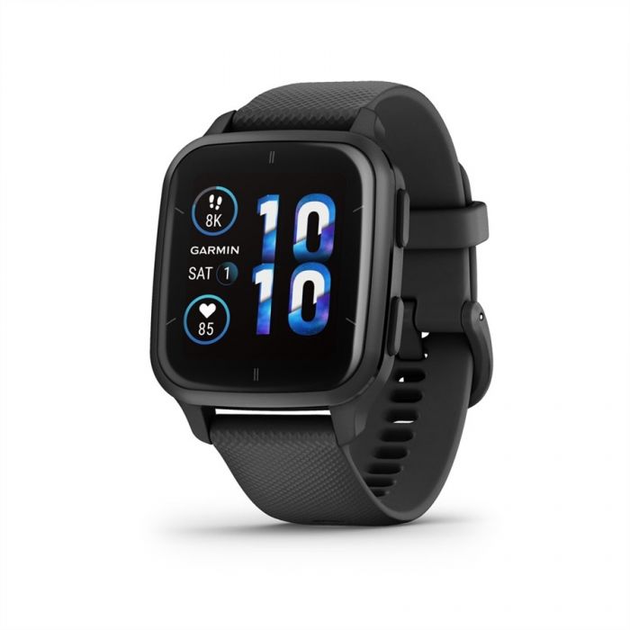 Garmin VENU SQ 2 MUSIC FEKETE, SZÜRKE KERETTEL