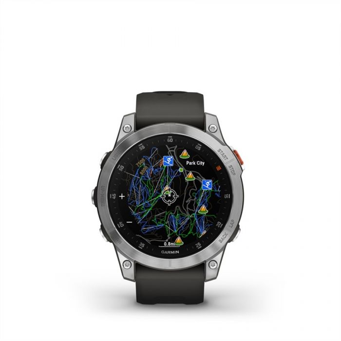 Garmin EPIX (GEN2) SZÜRKE SZILIKON SZÍJJAL