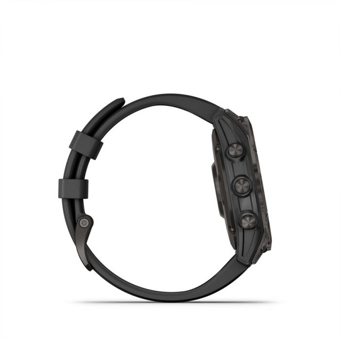 Garmin EPIX (GEN2) FEKETE SZRKE DLC TITNIUM, SZILIKON SZJJAL