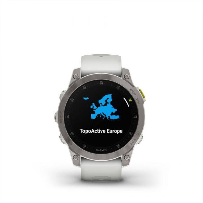 Garmin EPIX (GEN2) CARRERA FEHR TITNIUM, SZILIKON SZJJAL