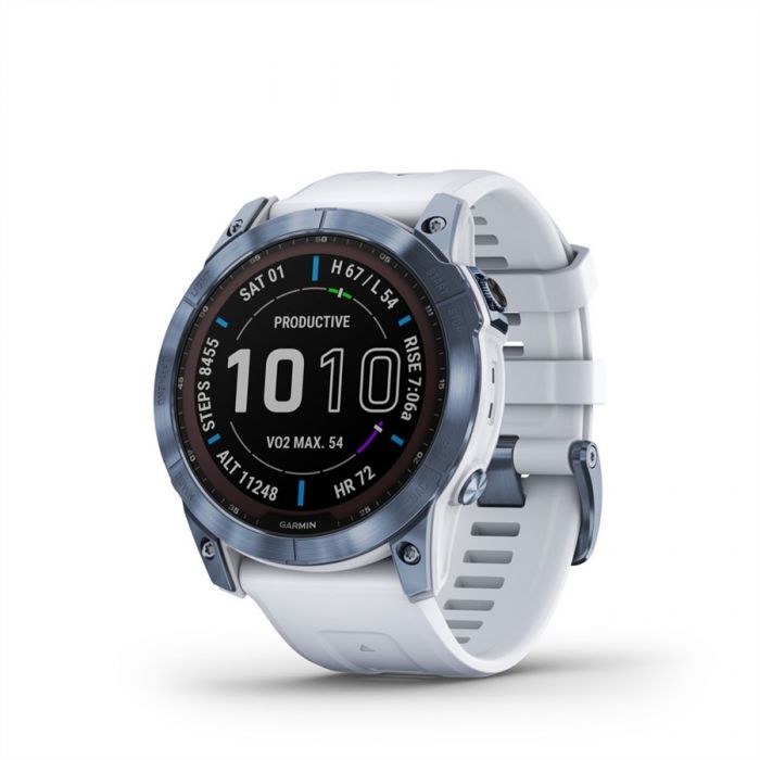 Garmin FENIX 7X SAPPHIRE FEHR, SVNYKK, FEHRK SZILIKON SZJJAL (SOLAR)