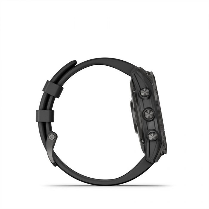 Garmin FENIX 7 SOLAR PALASZRKE FEKETE SZILIKON SZJJAL