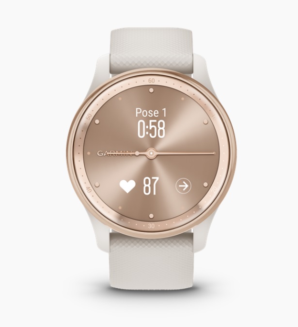 Garmin VVOMOVE TREND ARANY KRMFEHR SZILIKON SZJJAL