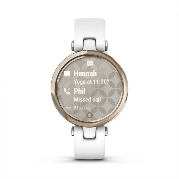 Garmin LILY SPORT KRM-ARANY, FEHR TOK S SZILIKON SZJ