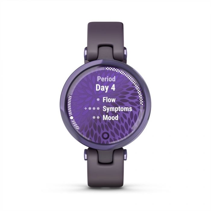 Garmin LILY SPORT ÉJFÉLI ORCHIDEA, SÖTÉT ORCHIDEA TOK ÉS SZILIKON SZÍJ
