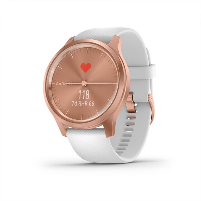Garmin VVOMOVE STYLE ROSE GOLD FEHR SZILIKON SZJJAL ROSE GOLD CSATTAL