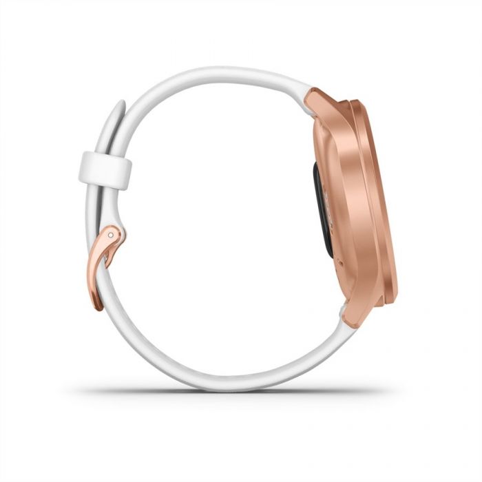 Garmin VVOMOVE STYLE ROSE GOLD FEHR SZILIKON SZJJAL ROSE GOLD CSATTAL