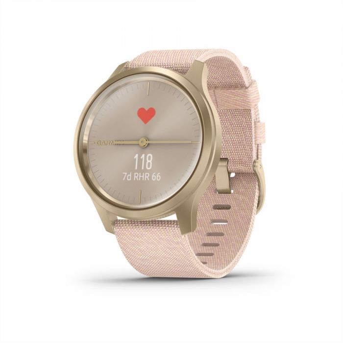 Garmin VVOMOVE STYLE LIGHT GOLD PINK NYLON SZJJAL, LIGHT GOLD CSATTAL