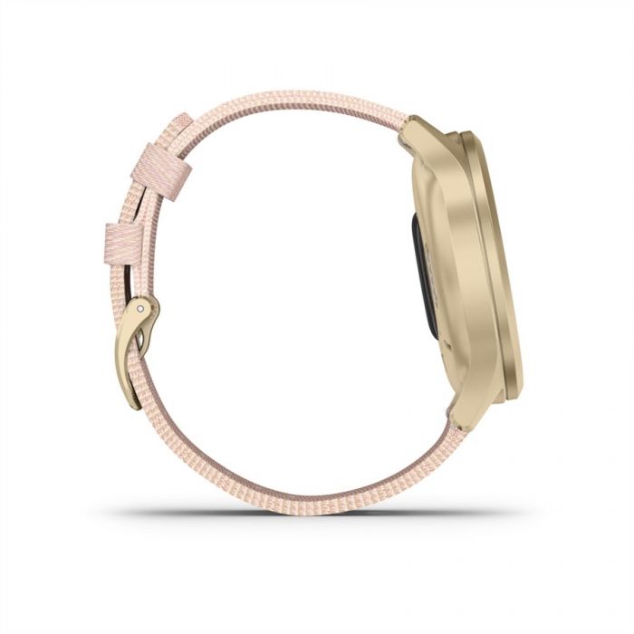 Garmin VVOMOVE STYLE LIGHT GOLD PINK NYLON SZJJAL, LIGHT GOLD CSATTAL