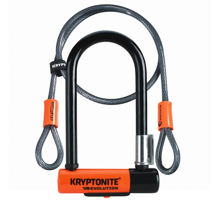 KRYPTONITE EVOLUTION MINI-7 kulcsos U-lakat + hurokkbel