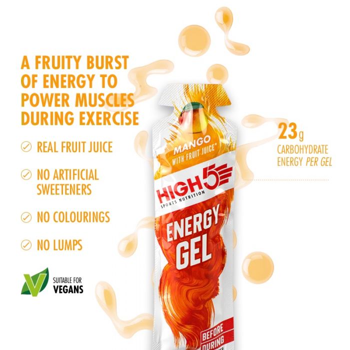 High5 Energy Gel – Mango 40g