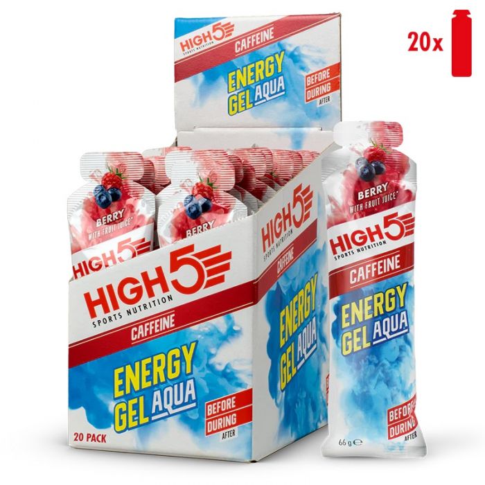 High5 Energy Gel Aqua Caffeine Mlna 20x66g