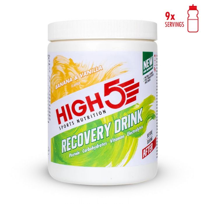 High5 Recovery Drink Bann/Vanilia 450g (9 adag)