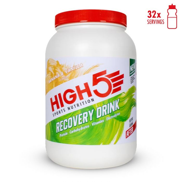 High5 Recovery Drink Bann/Vanilia 1,6Kg (32 adag)