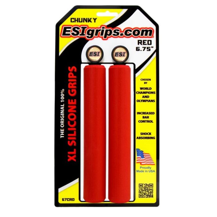 ESI Grips Chunky XL 6.75 - piros