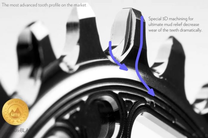 absoluteBLACK MTB OVAL SRAM 94BCD narrow-wide 