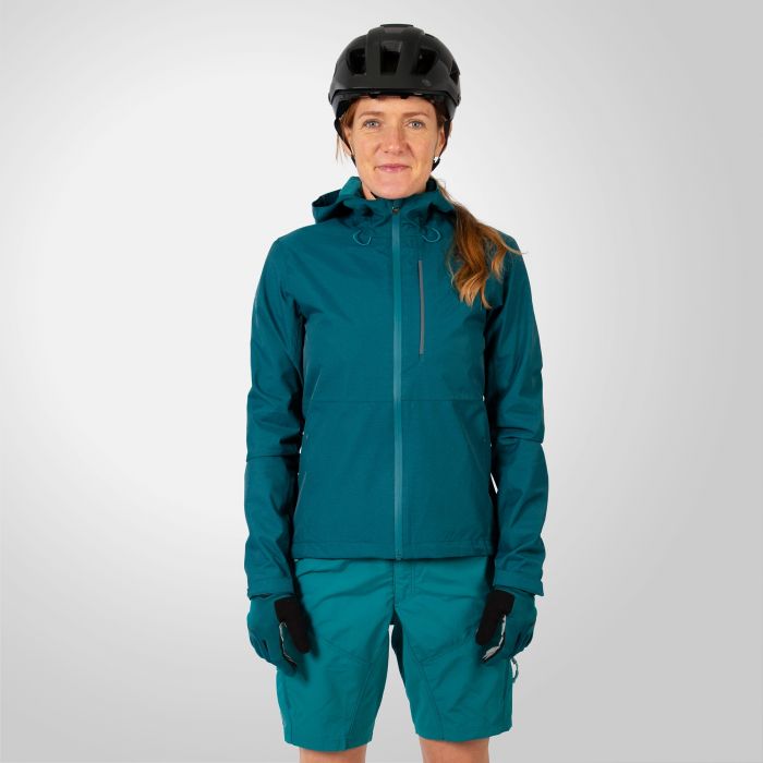 Endura Women's HUMMVEE WATERPROOF HOODED JACKET ni eskabt