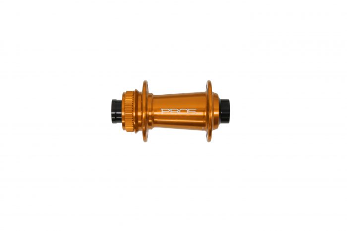 Hope Pro 5 100mm center lock narancssrga els agy