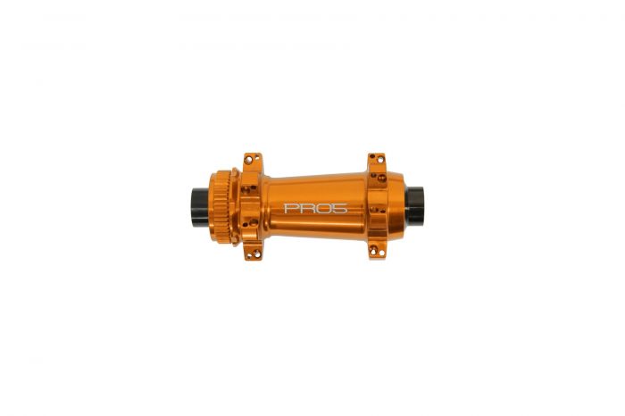 Hope Pro 5 Boost Straight pull center lock narancssrga els agy