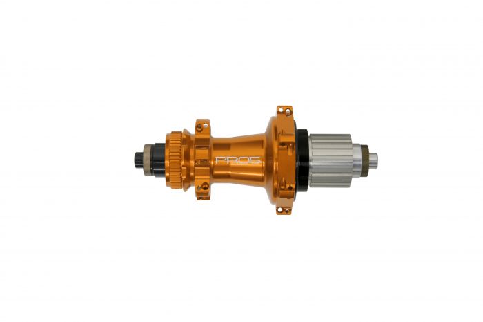 Hope Pro 5 135/142 Straight pull center lock narancssrga hts agy