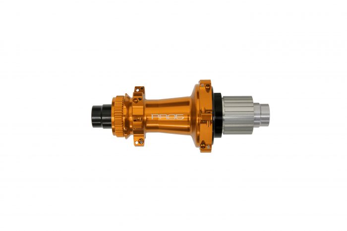 Hope Pro 5 BOOST Straight pull center lock narancssárga hátsó agy
