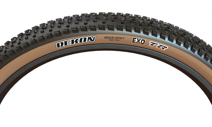 Maxxis REKON 29x2.40WT EXO/TR/TANWALL, 849g, hajtogathat barna oldalfallal