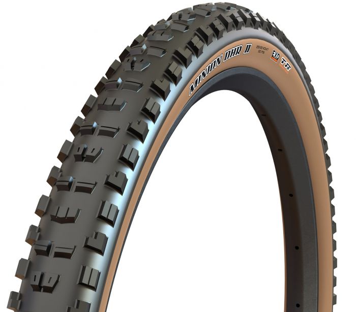 Maxxis MINION DHR II 29x2.60 EXO/TR/TANWALL 955g hajtogathat, barna oldalfa