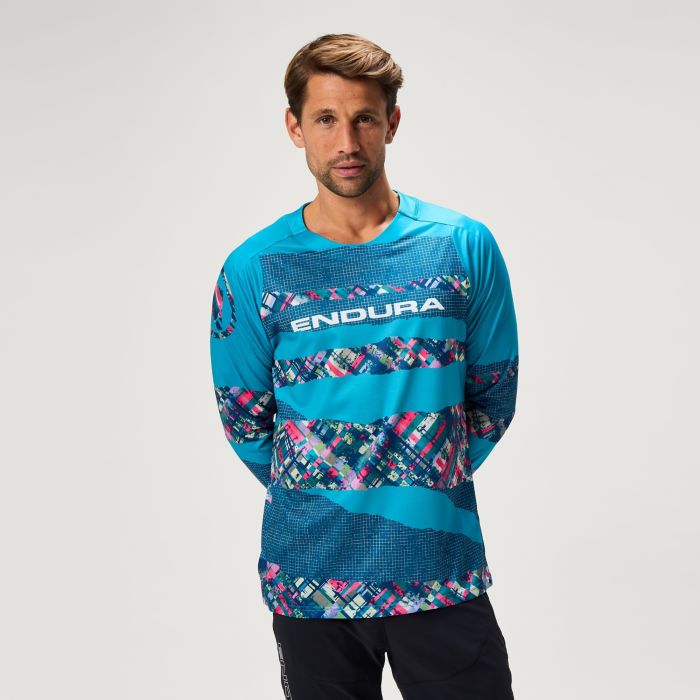 Endura PATCHWORK LTD PRINTED L/S TEE