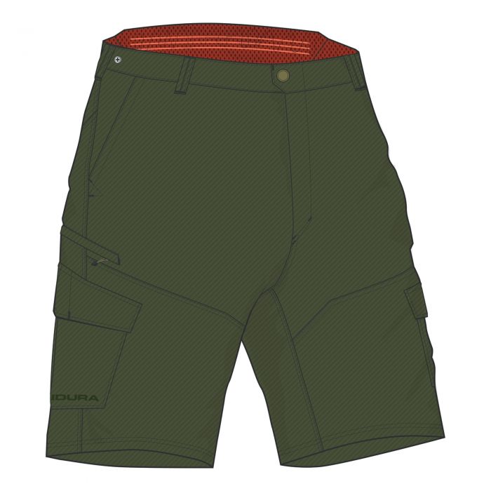 Endura LOOP CARGO SHORT WITH LINER rvidnadrg