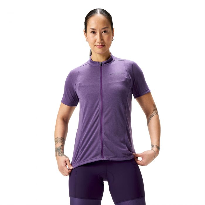 Endura WOMEN'S LOOP S/S ZIPPED JERSEY ni mez