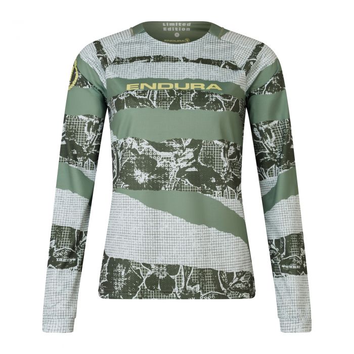 Endura PATCHWORK WOMEN'S LTD PRINTED L/S TEE ni mez