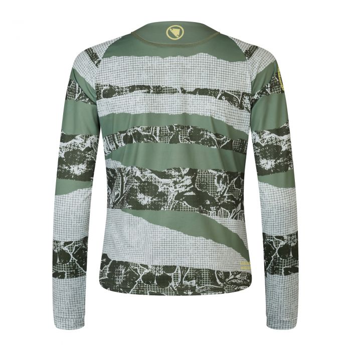 Endura PATCHWORK WOMEN'S LTD PRINTED L/S TEE ni mez