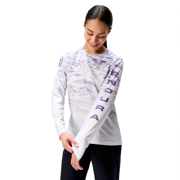 Endura MARBLE WOMEN'S LTD PRINTED L/S TEE ni mez