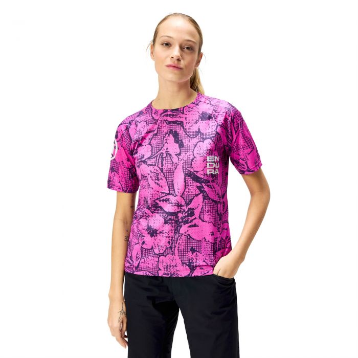 Endura GRID FLORAL WOMEN'S LTD PRINTED S/S TEE női mez