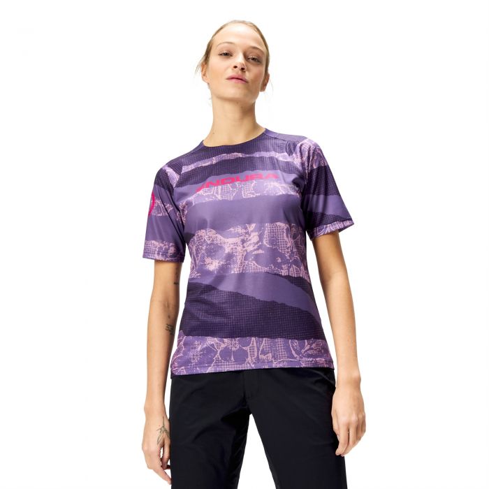 Endura PATCHWORK WOMEN'S LTD PRINTED S/S TEE ni mez