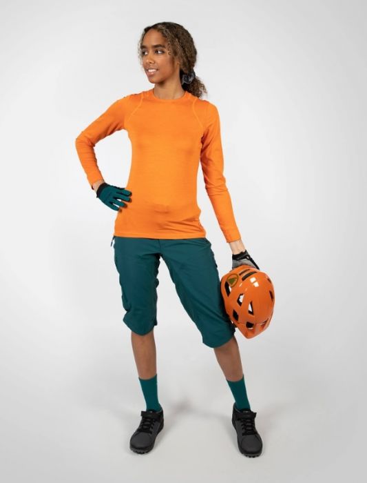 Endura WOMEN'S HUMMVEE ¾ SHORT WITH LINER ni nadrg