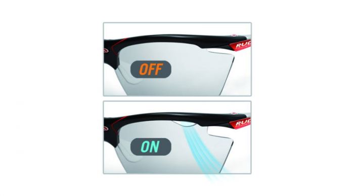 RUDY PROJECT STRATOFLY WHITE CARBONIUM/IMPACTX2 PHOTOCHROMIC BLACK szemveg
