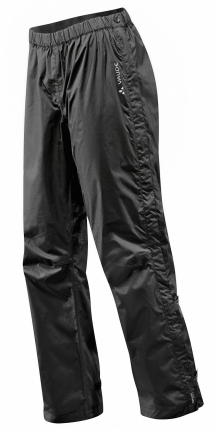 Vaude Women's Fluid Full-Zip Rain Pants Short Sizes ni esnadrg