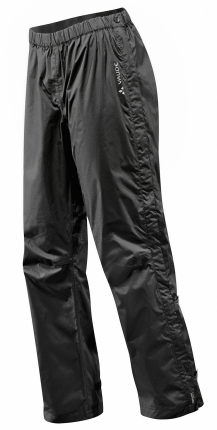 Vaude Men's Fluid Full-Zip II Rain Pants Short Sizes esnadrg