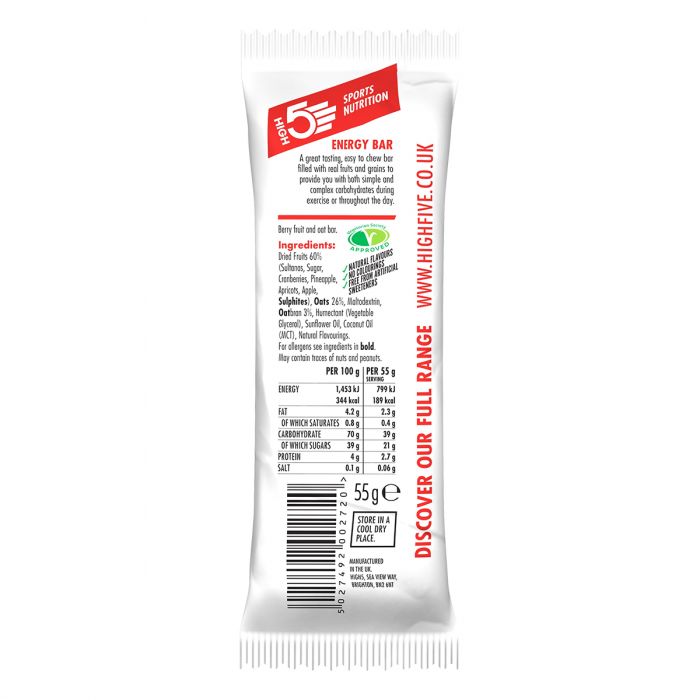 High5 Energy Bar Mlna 55g