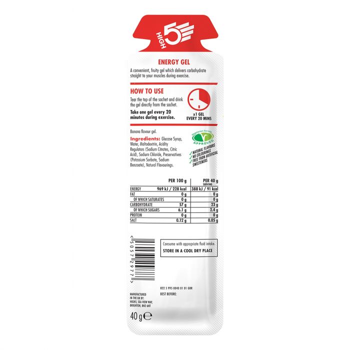 High5 Energy Gel Bann 20x40g